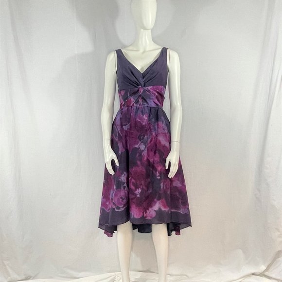 Lela Rose | Watercolor Print Dress - Picture 6 of 6